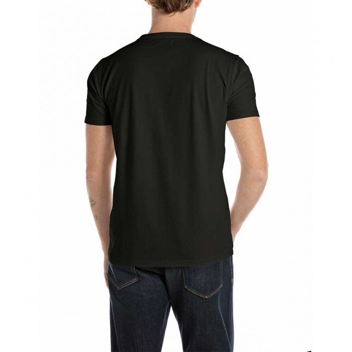REPLAY SHORT-SLEEVED JERSEY T-SHIRT BLACK