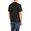 REPLAY MAN T SHIRT LOGO PRINT BLACK