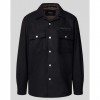 REPLAY WOOL-BLEND OVERSHIRT BLACK REPLAY WOOL-BLEND OVERSHIRT BLACK