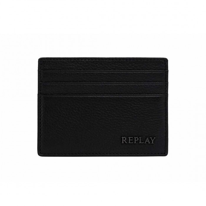 REPLAY WALLET CARD BLACK