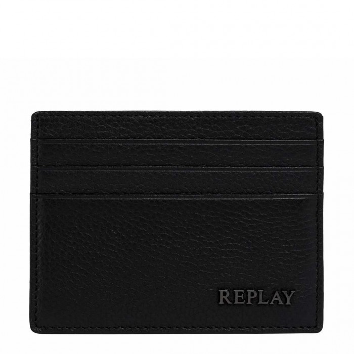 REPLAY WALLET CARD BLACK