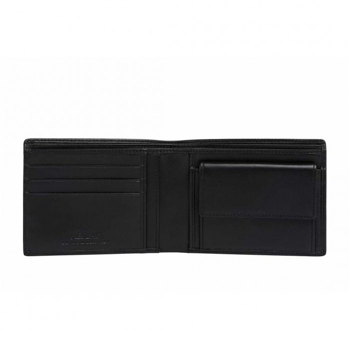 REPLAY MAN BIG WALLET BLACK