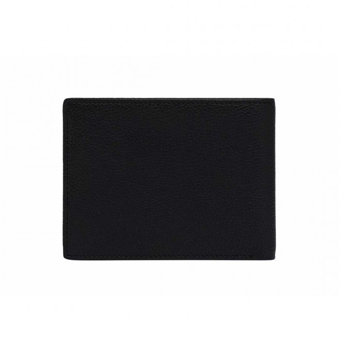 REPLAY MAN LOGO PRINT WALLET BLACK