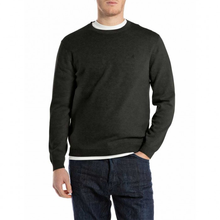 REPLAY MAN PULLOVER BLACK