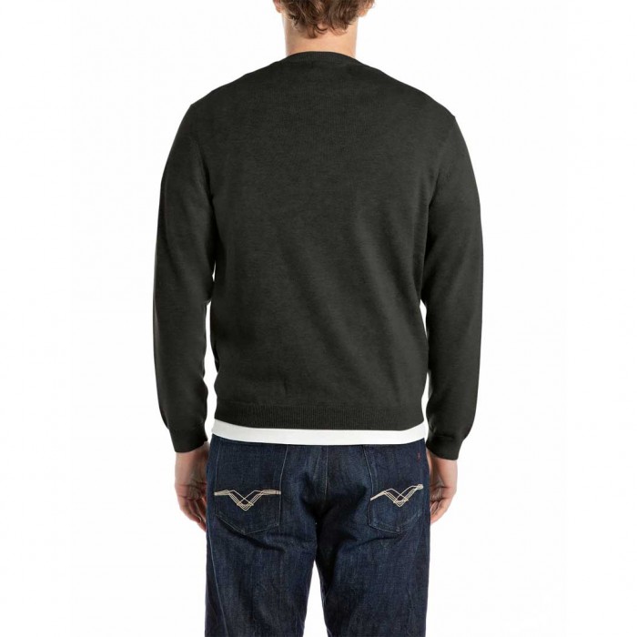 REPLAY MAN PULLOVER BLACK