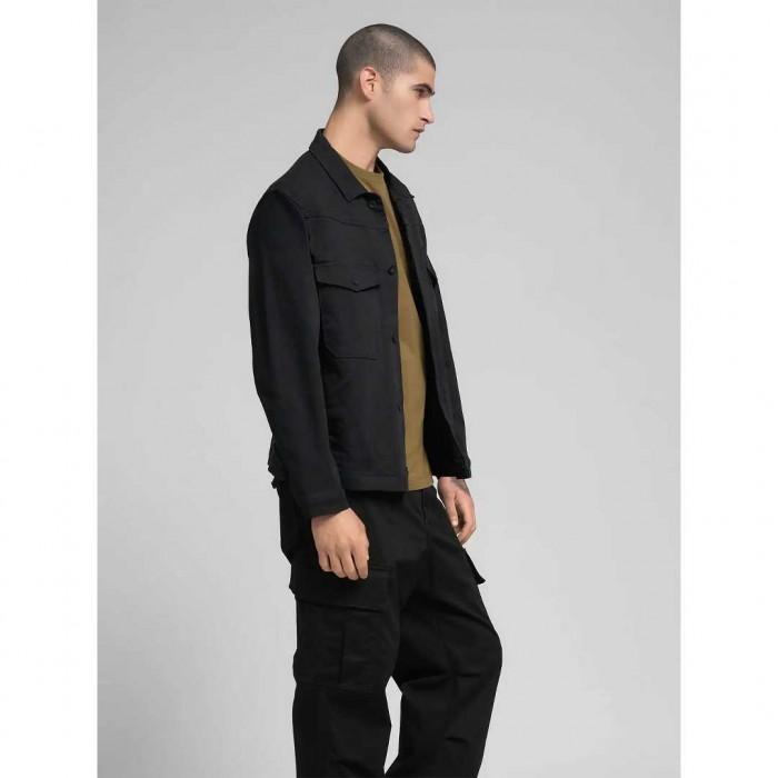 REPLAY BLACK DENIM JACKET BLACK
