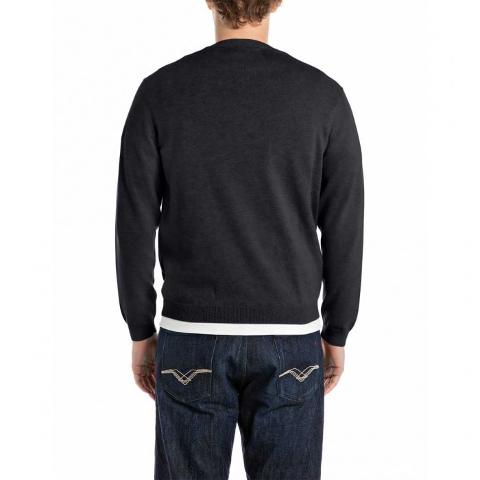 REPLAY MAN PULLOVER DARK BLUE