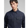REPLAY RINSED WASH DENIM SHIRT DARK BLUE REPLAY RINSED WASH DENIM SHIRT DARK BLUE