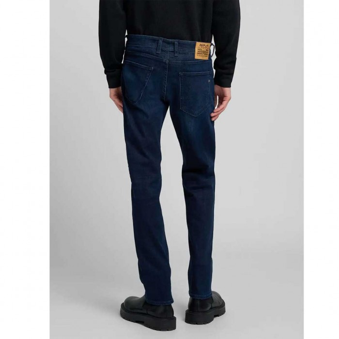 REPLAY GROVER STRAIGHT-FIT JEANS DARK BLUE