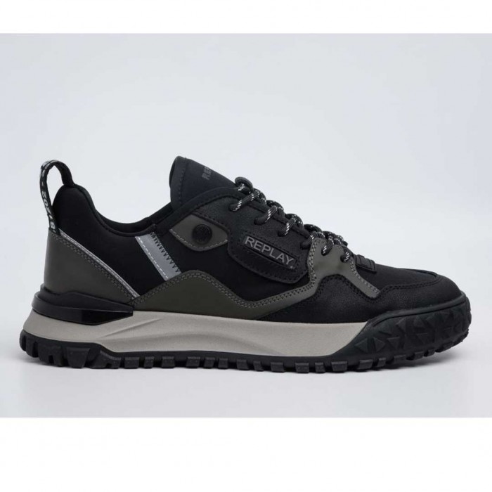 REPLAY MAN SNEAKER BLACK/GRAY