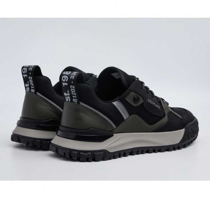 REPLAY MAN SNEAKER BLACK/GRAY