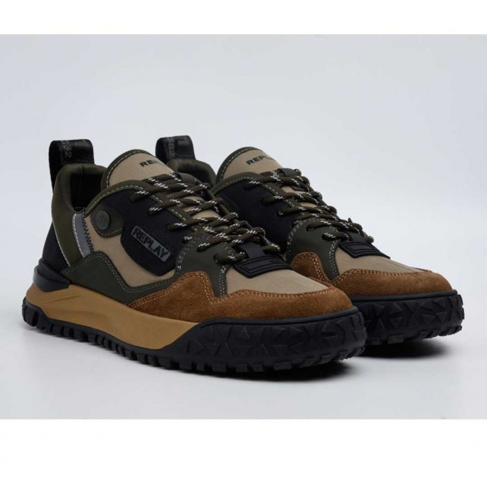 REPLAY MAN SNEAKER BLACK/BEIGE