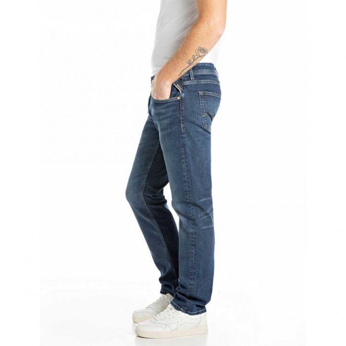 REPLAY MAN JEAN STRAIGHT FIT GROVER BLUE