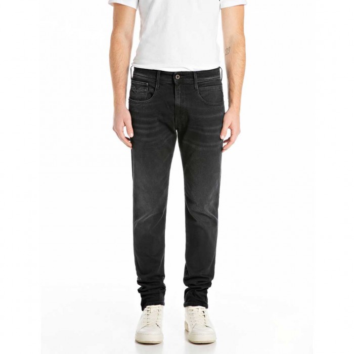 REPLAY MAN ANBASS JEAN BLACK