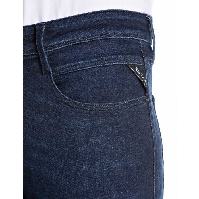 REPLAY MAN ANBASS SLIM-FIT JEANS DARK BLUE