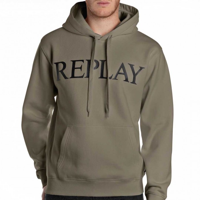 REPLAY MAN HOODIE GREEN