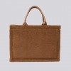 REPLAY FAUX FUR TOTE BAG BROWN REPLAY FAUX FUR TOTE BAG BROWN