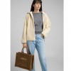 REPLAY FAUX FUR TOTE BAG BROWN REPLAY FAUX FUR TOTE BAG BROWN
