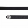REPLAY LEATHER BELT WITH DECORATED TIP BLACK REPLAY LEATHER BELT WITH DECORATED TIP BLACK