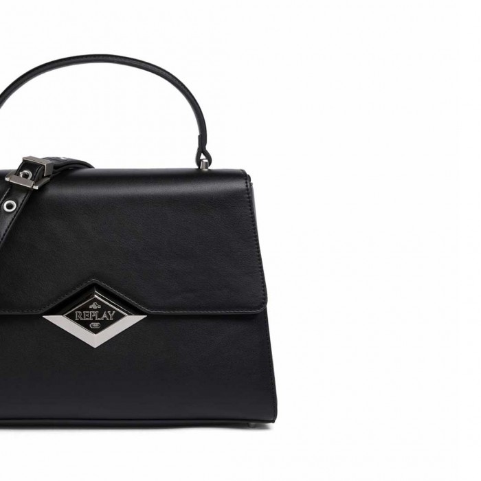 REPLAY WOMAN BAG SMALL BLACK