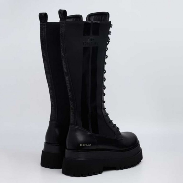 REPLAY WOMAN LONG BOOTS BLACK