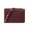 REPLAY SUEDE CROSSBODY BAG WITH LETTERING DARK RED REPLAY SUEDE CROSSBODY BAG WITH LETTERING DARK RED