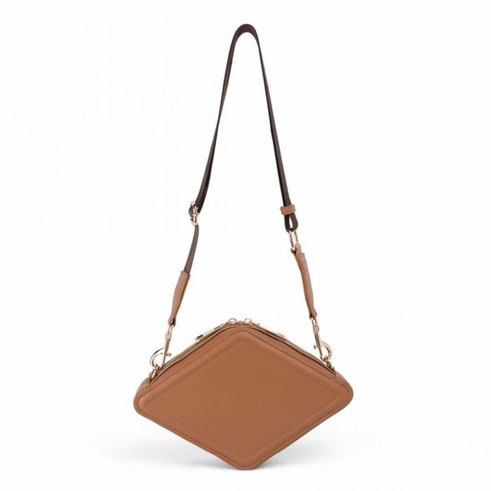 REPLAY WOMAN BAG DIAMOND BROWN