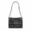 REPLAY DENIM BAG WITH PRINT WASHED BLACK REPLAY DENIM BAG WITH PRINT WASHED BLACK