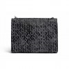 REPLAY DENIM BAG WITH PRINT WASHED BLACK REPLAY DENIM BAG WITH PRINT WASHED BLACK