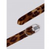 REPLAY HAIRY LEATHER BELT WITH OVAL BUCKLE BROWN REPLAY HAIRY LEATHER BELT WITH OVAL BUCKLE BROWN