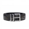 REPLAY SNAKESKIN-EFFECT BELT BLACK REPLAY SNAKESKIN-EFFECT BELT BLACK