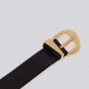 REPLAY BELT WITH ASYMMETRICAL BUCKLE BLACK