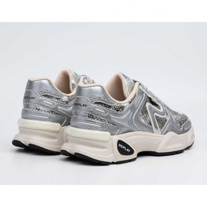 REPLAY DESTINY W MELT SNEAKERS SILVER