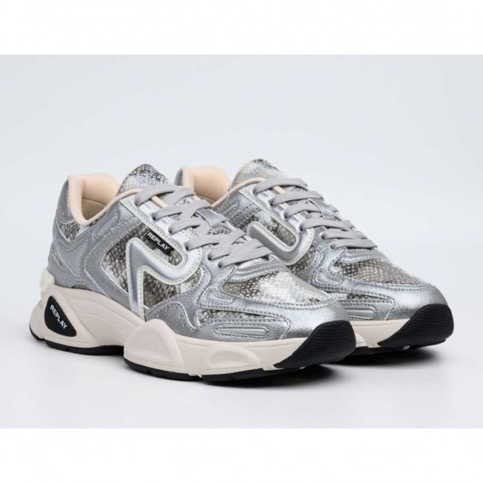 REPLAY DESTINY W MELT SNEAKERS SILVER