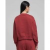 REPLAY COTTON SWEATSHIRT WITH LETTERING RED