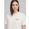 REPLAY WOMAN JERSEY T-SHIRT WITH LETTERING WHITE REPLAY WOMAN JERSEY T-SHIRT WITH LETTERING WHITE