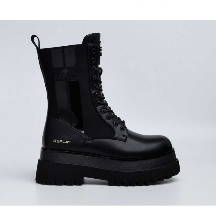 REPLAY WOMAN CHEALSEA BOOTS BLACK