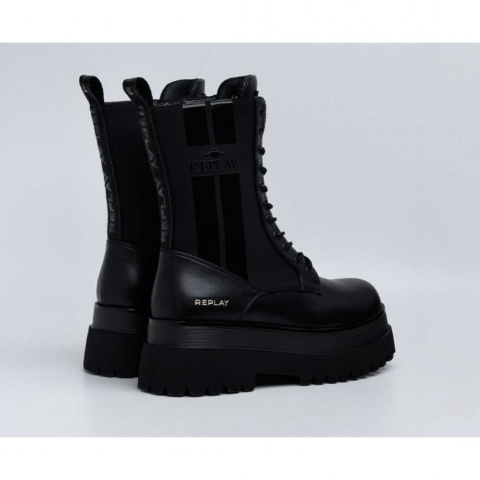 REPLAY WOMAN CHEALSEA BOOTS BLACK