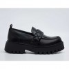 REPLAY NUMB ROMBO PLATFORM LOAFERS WITH LOGO BLACK 1