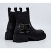 REPLAY WOMAN SHOES LOGO BOOTS BLACK REPLAY WOMAN SHOES LOGO BOOTS BLACK