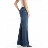 REPLAY WOMAN MELJA RELAXED-FIT JEANS BLUE REPLAY WOMAN MELJA RELAXED-FIT JEANS BLUE