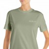 REPLAY WOMAN T SHIRT GREEN REPLAY WOMAN T SHIRT GREEN