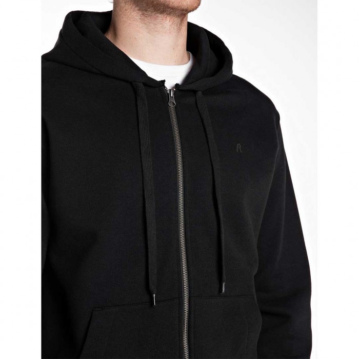 REPLAY MAN ZIPHOOD BLACK