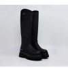 REPLAY WOMAN LONG BOOTS LOGO BLACK REPLAY WOMAN LONG BOOTS LOGO BLACK