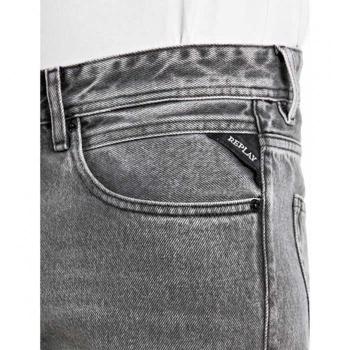 REPLAY MAN GROVER STRAIGHT-FIT JEANS GRAY