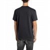 REPLAY MAN SMALL LOGO T SHIRT BLACK