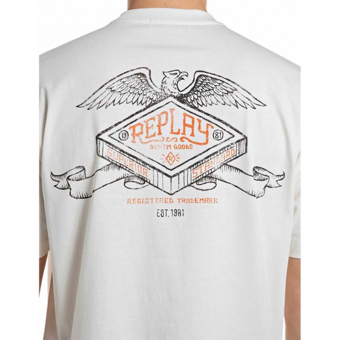 REPLAY MAN T SHIRT WHITE 2