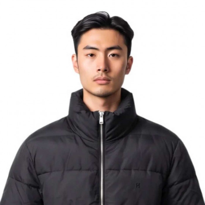 REPLAY MAN JACKET PUFFER BLACK