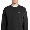 REPLAY MAN TERRY COTTON SWEATSHIRT WITH LOGO BLACK