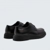 REPLAY PIERCE URBAN LACE-UP LOAFERS WITH A GLOSSY FINISH BLACK